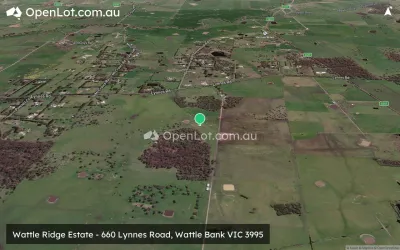 Satellite image for  Wattle Ridge Estate - 660 Lynnes Road, Wattle Bank VIC 3995