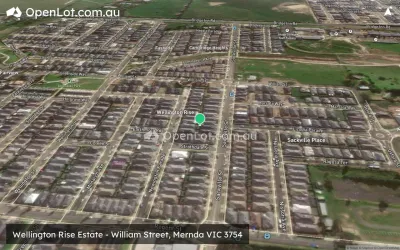 Satellite image for  Wellington Rise Estate - William Street, Mernda VIC 3754