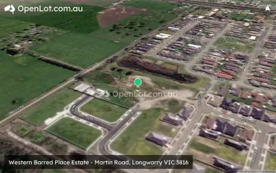 Satellite image for  Western Barred Place Estate - Martin Road, Longwarry VIC 3816