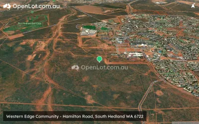 Satellite image for  Western Edge Community - Hamilton Road, South Hedland WA 6722
