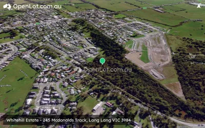 Satellite image for  Whitehill Estate - 245 Mcdonalds Track, Lang Lang VIC 3984