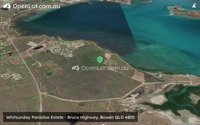 Satellite image for  Whitsunday Paradise Estate - Bruce Highway, Bowen QLD 4805