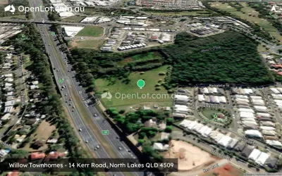 Satellite image for  Willow Townhomes - 14 Kerr Road, North Lakes QLD 4509