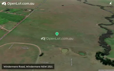 Satellite image for  Windermere Road, Windermere NSW 2321