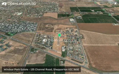 Satellite image for  Windsor Park Estate - 135 Channel Road, Shepparton VIC 3630