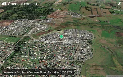Satellite image for  Wirraway Estate - Wirraway Drive, Thornton NSW 2322