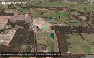 Satellite image for  Witchcliffe Ecovillage - 54 Mardo Drive, Witchcliffe WA 6286