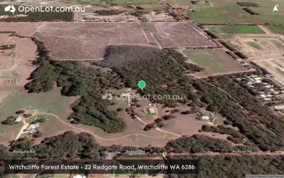Satellite image for  Witchcliffe Forest Estate - 22 Redgate Road, Witchcliffe WA 6286