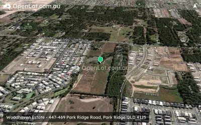 Satellite image for  Woodhaven Estate - 447-469 Park Ridge Road, Park Ridge QLD 4125