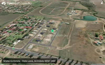 Satellite image for  Wybenia Estate - Dala Lane, Armidale NSW 2350
