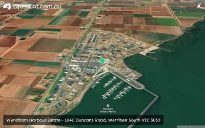 Satellite image for  Wyndham Harbour Estate - 1040 Duncans Road, Werribee South VIC 3030