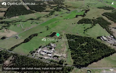 Satellite image for  Yallah Estate - 164 Yallah Road, Yallah NSW 2530