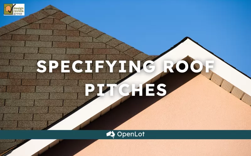 Specifying Roof Pitches