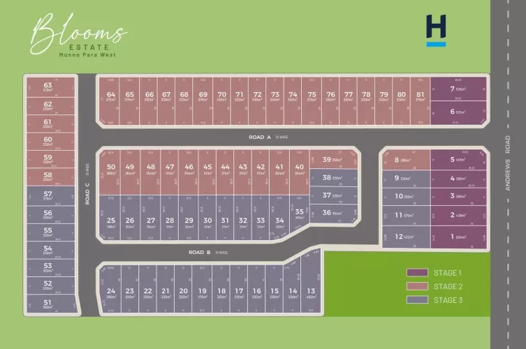 Blooms Estate - Munno Para West