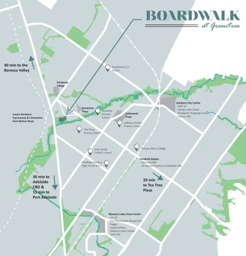 Boardwalk at Greentree Estate - Paralowie