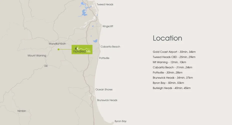 Hundred Hills Estate - Murwillumbah