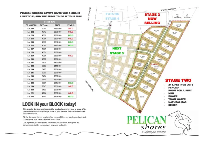 Pelican Shores Estate - Lake Wyangan