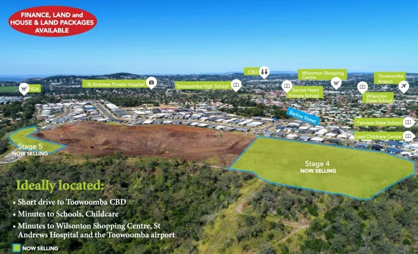 The Views Sanctuary Rise Estate Toowoomba - Cranley