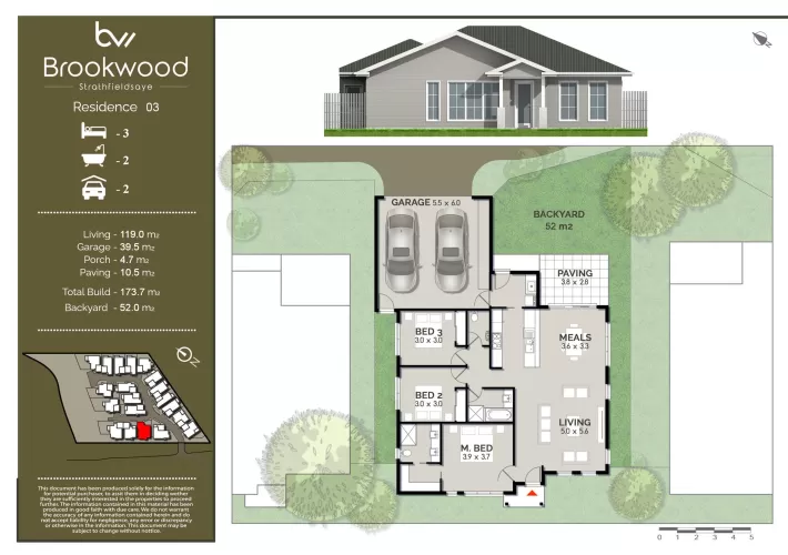 Brookwood Townhomes - Strathfieldsaye - Lot 3