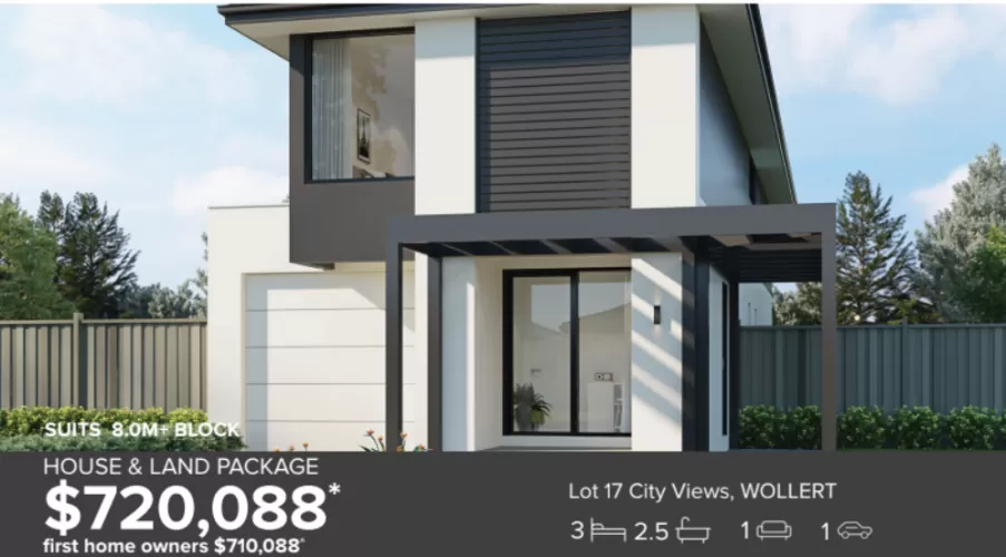 City Views Estate - Wollert - Lot 17 Façade