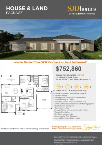 Drouin Fields Estate - Drouin - Lot 133