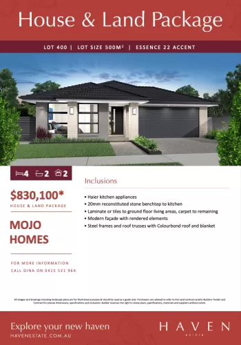 Haven Estate - Cambewarra - Lot 400