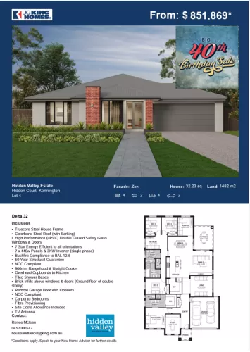 Hidden Valley Estate - Kennington - Lot 4