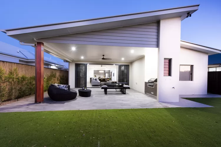 Pacific Harbour Bribie Island Estate - Banksia Beach - Lot 801 Backyard