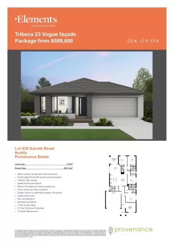 Provenance Bendigo Estate - Huntly