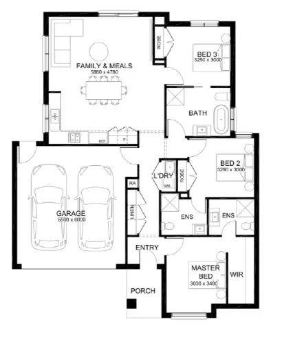 Stablewood Estate - Benalla  - Lot 29 Floorplan