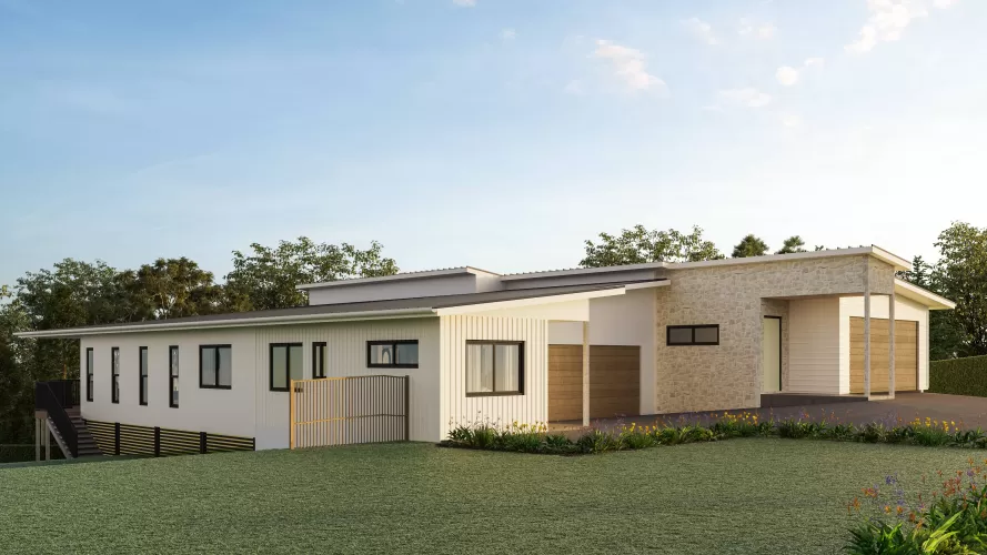 The Hilltop Estate Sunshine Coast - Kuluin - Lot 4 Duplex Approved Land Lot Façade