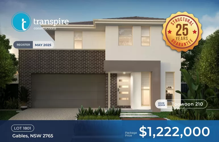 Transpire Homes at The Gables - Gables - Lot 1801