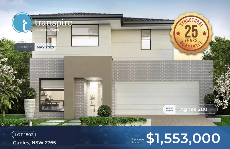 Transpire Homes at The Gables - Gables - Lot 1802