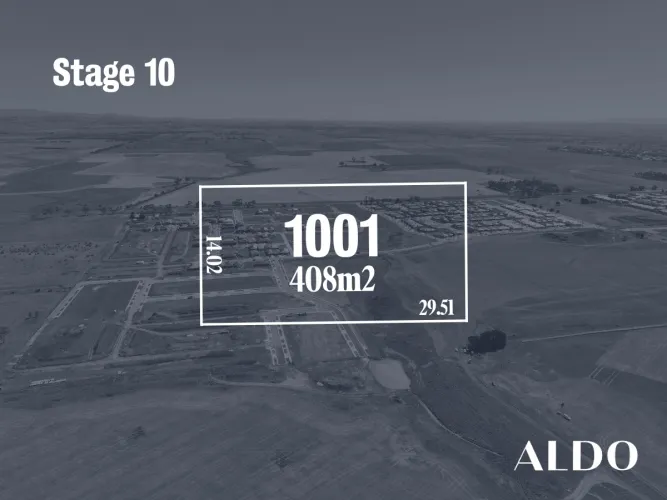 Aldo Estate - Fraser Rise - Lot 1001