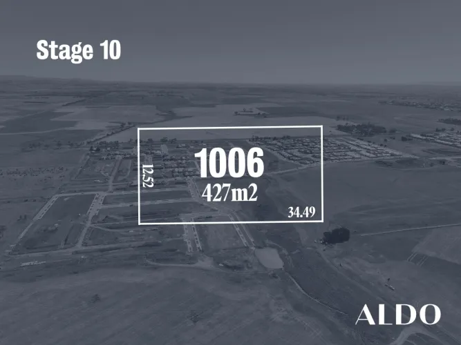 Aldo Estate - Fraser Rise - Lot 1006