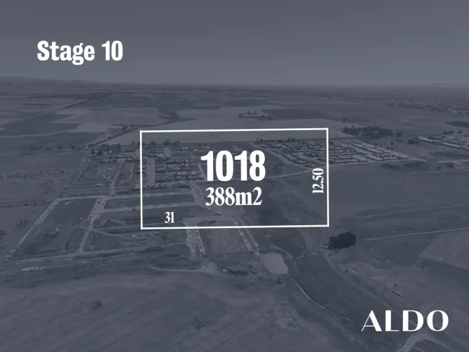 Aldo Estate - Fraser Rise - Lot 1018