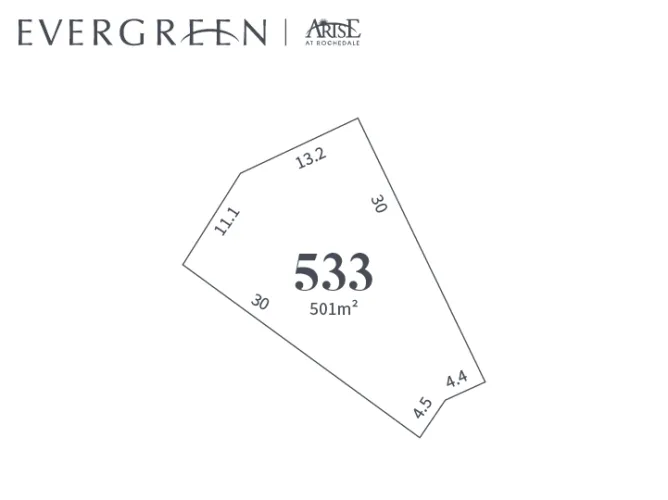 Arise Estate - Rochedale - Lot 533 Masterplan