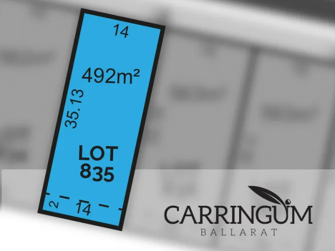Carringum Ballarat Estate - Winter Valley - Lot 835