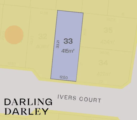 Darling Darley Estate - Darley - Lot 33