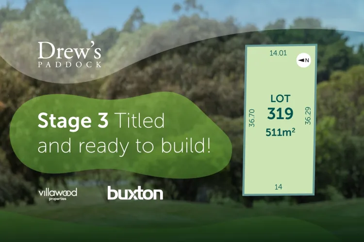 Drew's Paddock Estate - Invermay Park - Lot 319 (TITLED) - READY TO BUILD