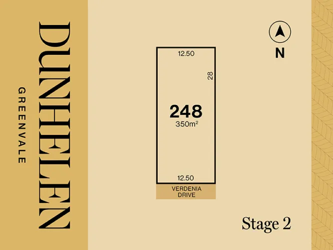 Dunhelen Estate - Greenvale - Lot 248 Floorplan