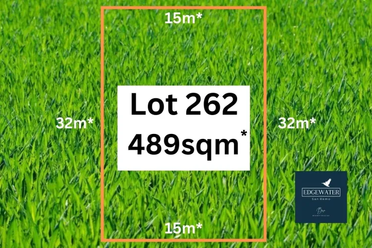 Edgewater Estate - San Remo - Lot 262