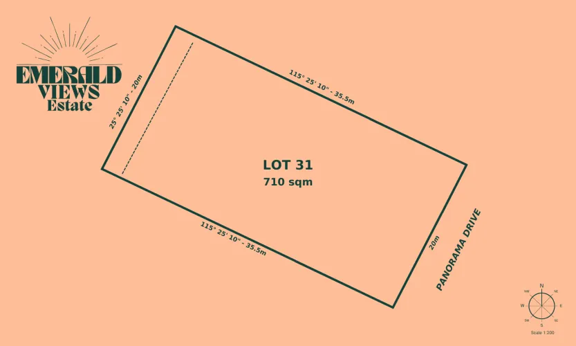 Emerald Views Estate - Diamond Creek - Lot 31 Aerial