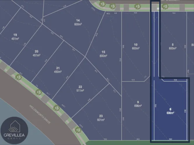 Grevillea Grove Estate - Narellan Vale - Lot 6 Location Map