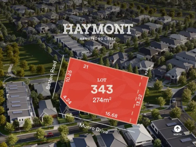 Haymont Armstrong Creek Estate - Charlemont - Lot 343