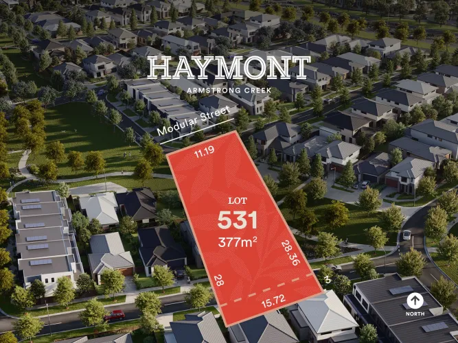 Haymont Armstrong Creek Estate - Charlemont - Lot 531