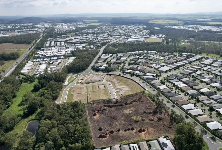 Kasa Heights Estate - Pimpama - Lot 6 Aerial