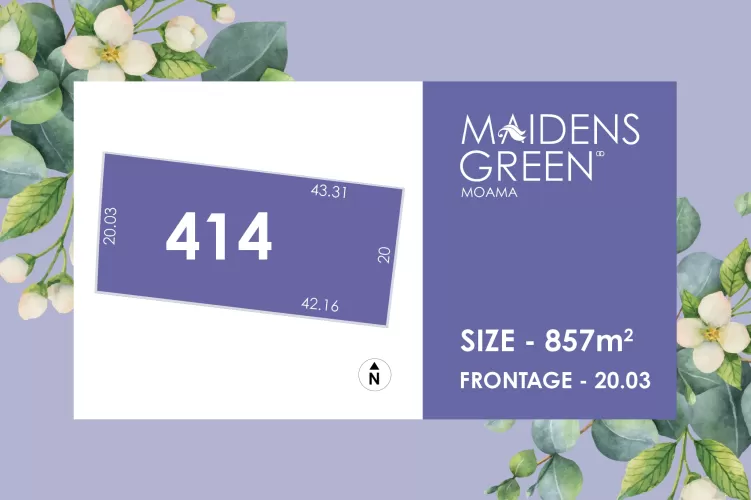 Maidens Green Estate - Moama - Lot 414 (TITLED) - READY TO BUILD