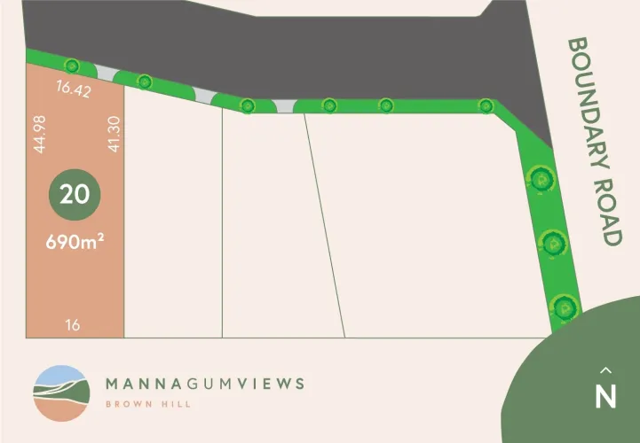 Manna Gum Views Estate - Brown Hill - Lot 20