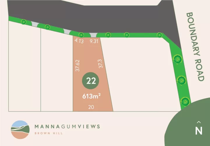 Manna Gum Views Estate - Brown Hill - Lot 22